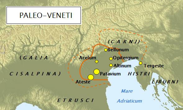 Risultati immagini per PALEOVENETI